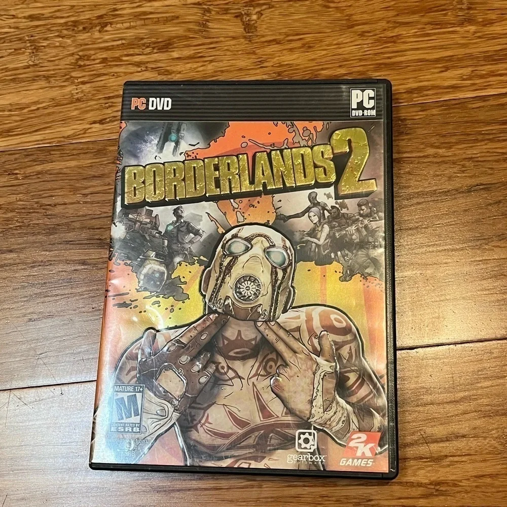 Borderlands 2 DVD disc and case and booklet for PC. Great condition